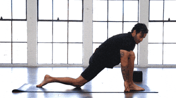 Low Lunge Twist GIF
