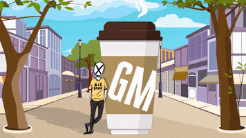 Coffee Gm GIF by BigBrains