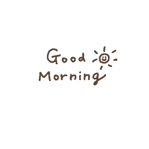 Good Morning Sticker