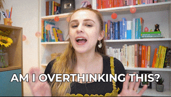 Panic Think GIF by HannahWitton