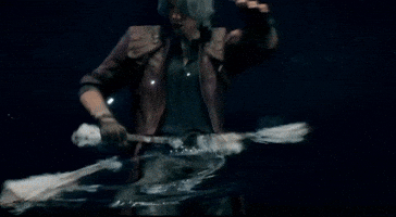 Devil May Cry 5 Cerberus Weapon Spin GIF