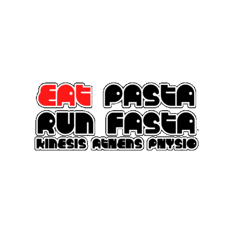 Eat Pasta Sticker by Kinesis Athens physio