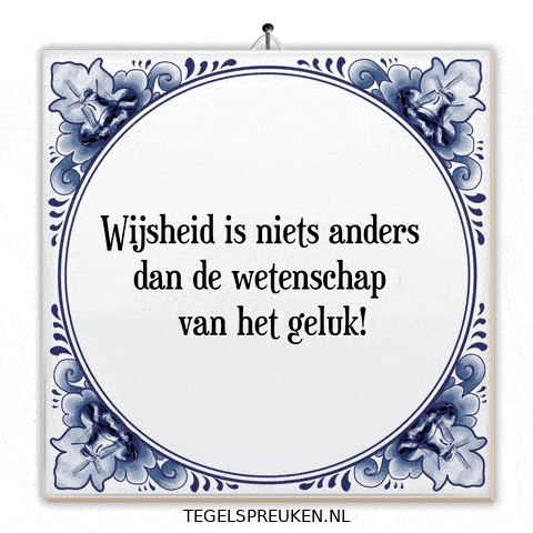 Wijsheid Spreuk GIF by Tegelspreuken.nl