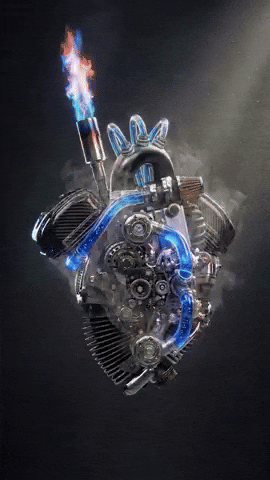 Heart Fire GIF