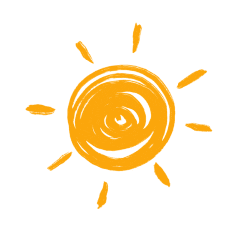 Sun Sticker by soulstudioo