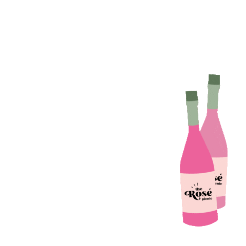 The Rosé Picnic Sticker