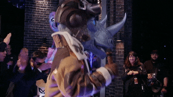 Rhino Dancing GIF by The Masked Singer