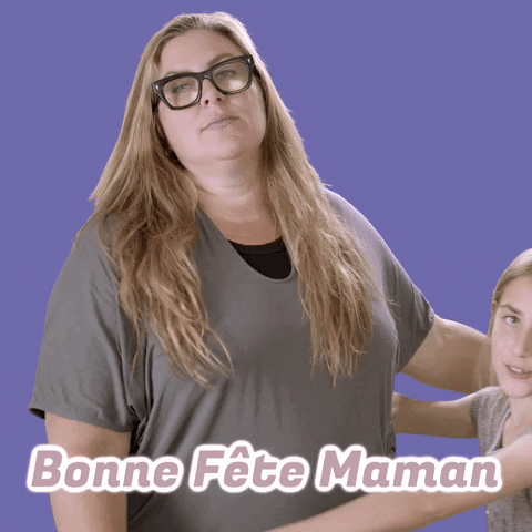 Happy Mothers Day Bonne Fete Maman GIF by Sadie