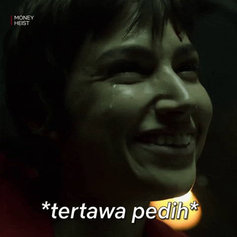 La Casa De Papel Smile GIF by Netflix Indonesia