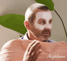 Fanning Ryan Moloney GIF by Neighbours (Official TV Show account)