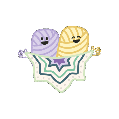 Crochet Knitting Sticker by Hobbii