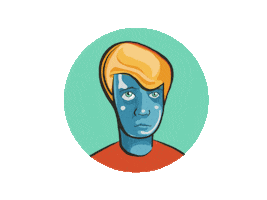 Bluemondays Sticker by dolfos.co