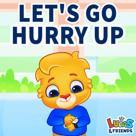 Excited Lets Go GIF by Lucas and Friends by RV AppStudios