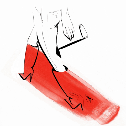 High Heels Shoes GIF by Hilbrand Bos Illustrator