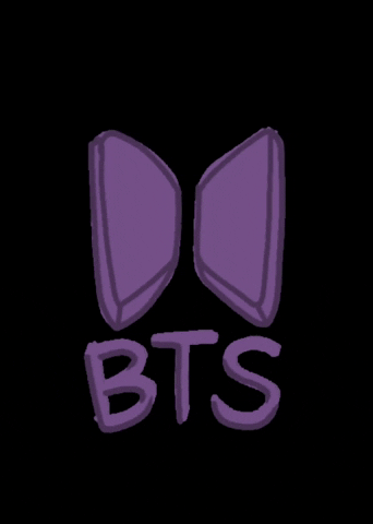 chocomoont logo bts purple army GIF