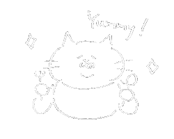 Cat Eat Sticker