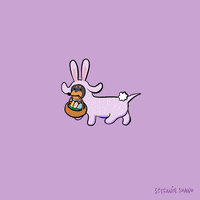 Easter Eggs Dog GIF by Stefanie Shank