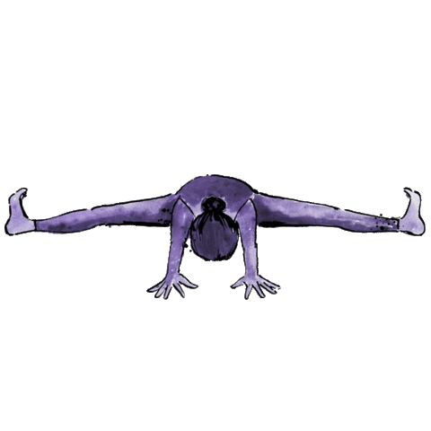 Yoga Breathe Sticker by Coco Skin Laser Health