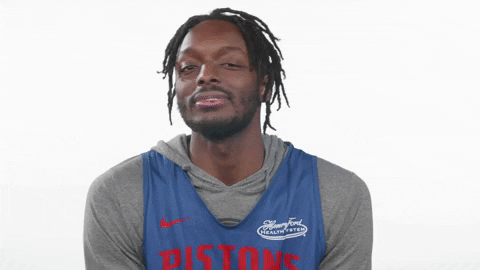 Jerami Grant Fun GIF by Detroit Pistons - Find & Share on GIPHY
