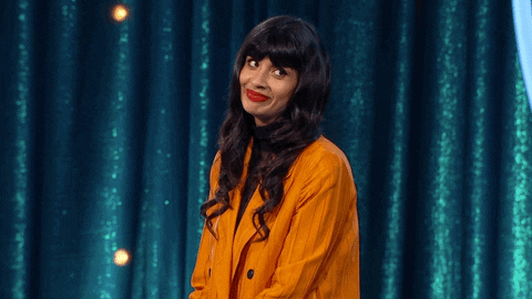 Jameela Jamil GIF by The Misery Index - Find & Share on GIPHY