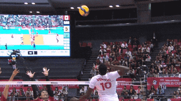 Smash Canadian GIF by Volleyball World