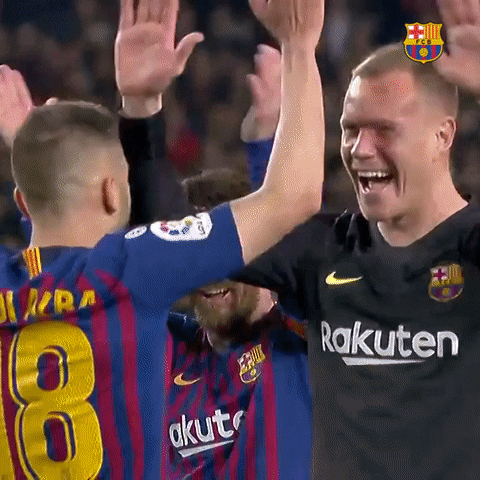 Jordi Alba Hug GIF by FC Barcelona