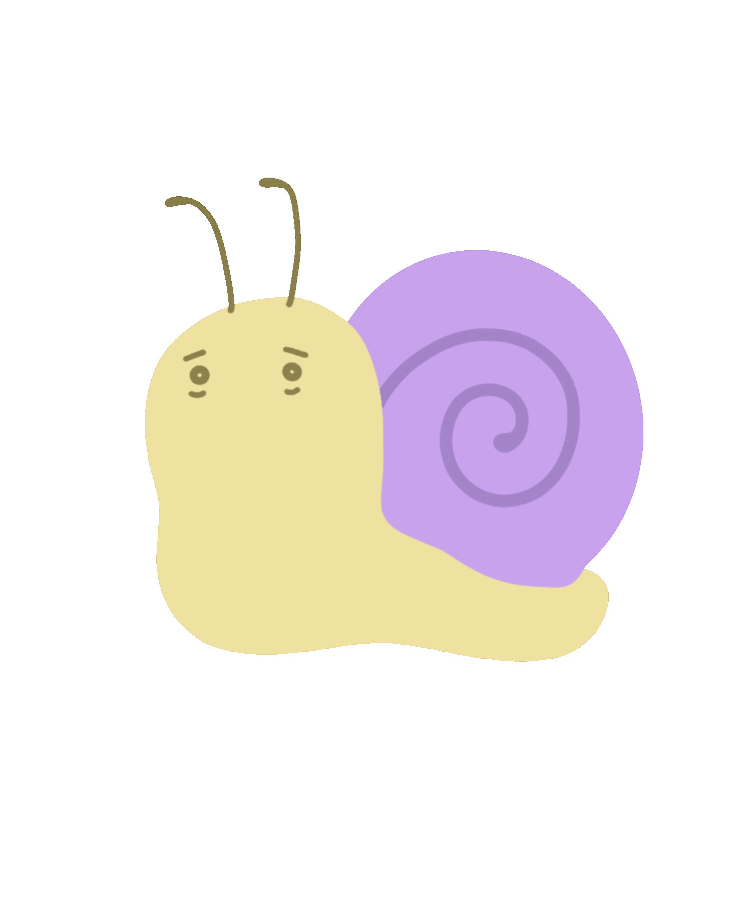 Sleepy Snail Sticker for iOS & Android GIPHY