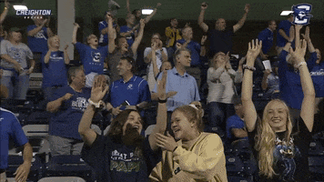 Lets Go Fans GIF by Creighton University Athletics