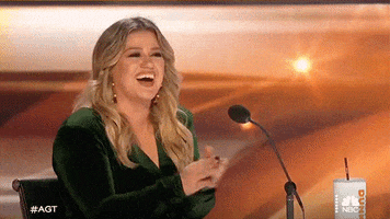 Kelly Clarkson Nbc GIF by America's Got Talent