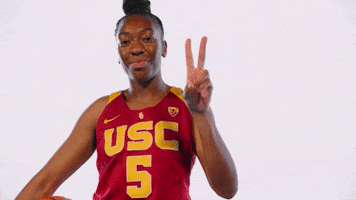 Basketball Hoops GIF by USC Trojans
