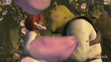 Shrek Film Kiss GIF by PeacockTV