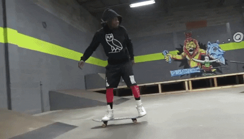 lil wayne skateboarding gif