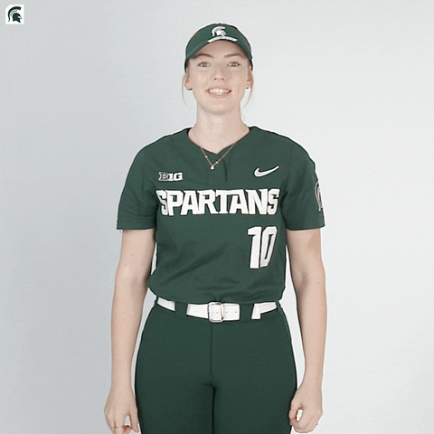 Macy Lee GIF by Michigan State Athletics
