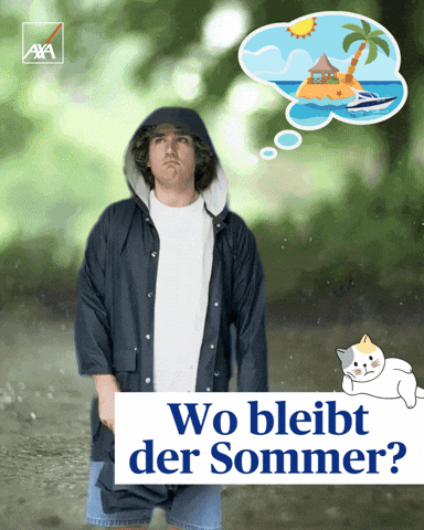 Sad Summer GIF by AXA_Deutschland