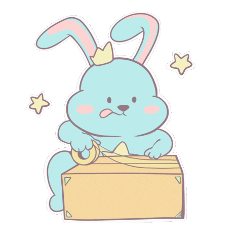 Bunny Gift Sticker