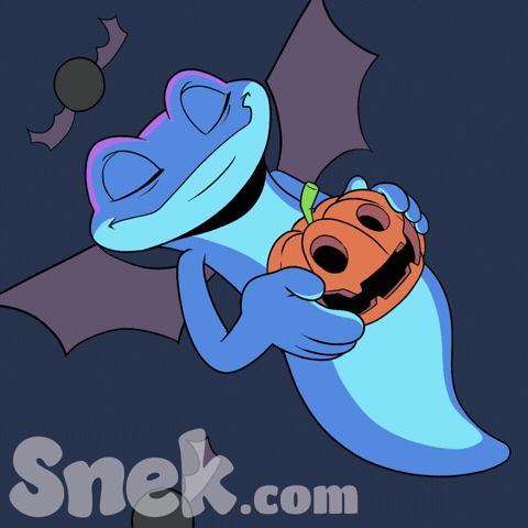 Flying Trick Or Treat GIF by Snek