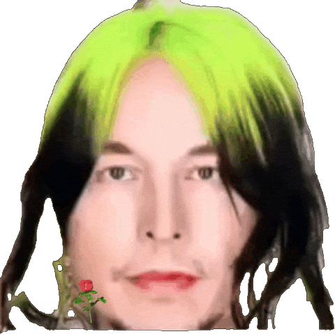 Billie Eilish Tesla Sticker