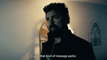 Amazon Prime Video Massage GIF by The Boys