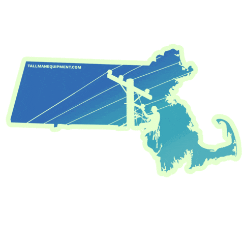 East Coast Massachusetts Sticker by tallmanequipment