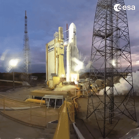 Take Off Rocket GIF by European Space Agency - ESA