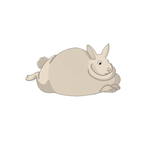 Bunny Rabbit Sticker by malditapelirroja for iOS & Android | GIPHY