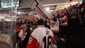 Hockey College GIF by Rochester Institute of Technology