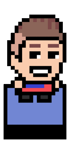Pixel Working Out Sticker