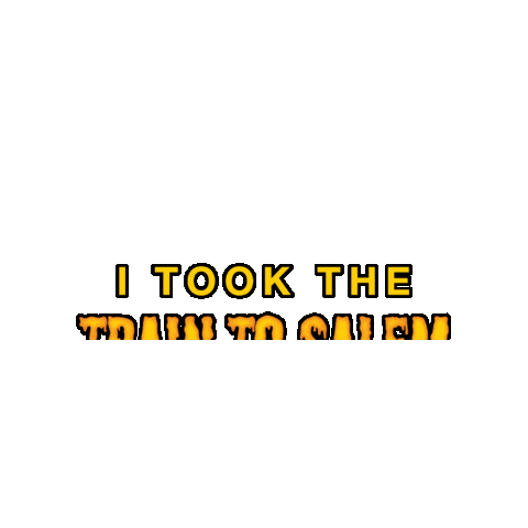 Commuter Rail Halloween Sticker by gykantler