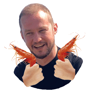 Креветка Sticker by art-visage