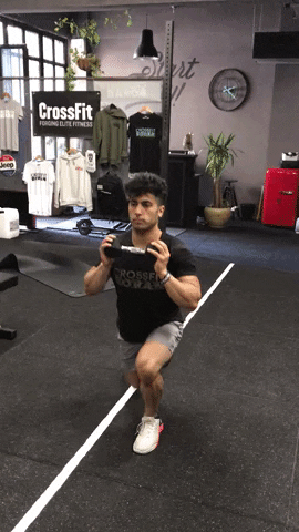 Goblet Back Lunge GIF by Crossfit Boran