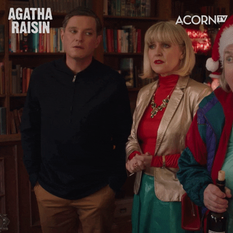 Shut Your Mouth GIF by Acorn TV