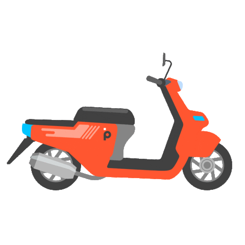 Bike Scooter Sticker by Banco PAN