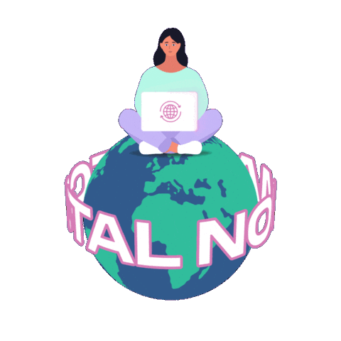 Digital Nomad Workabroad Sticker by Flexonna