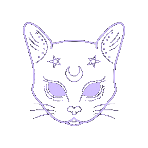mooncat Sticker